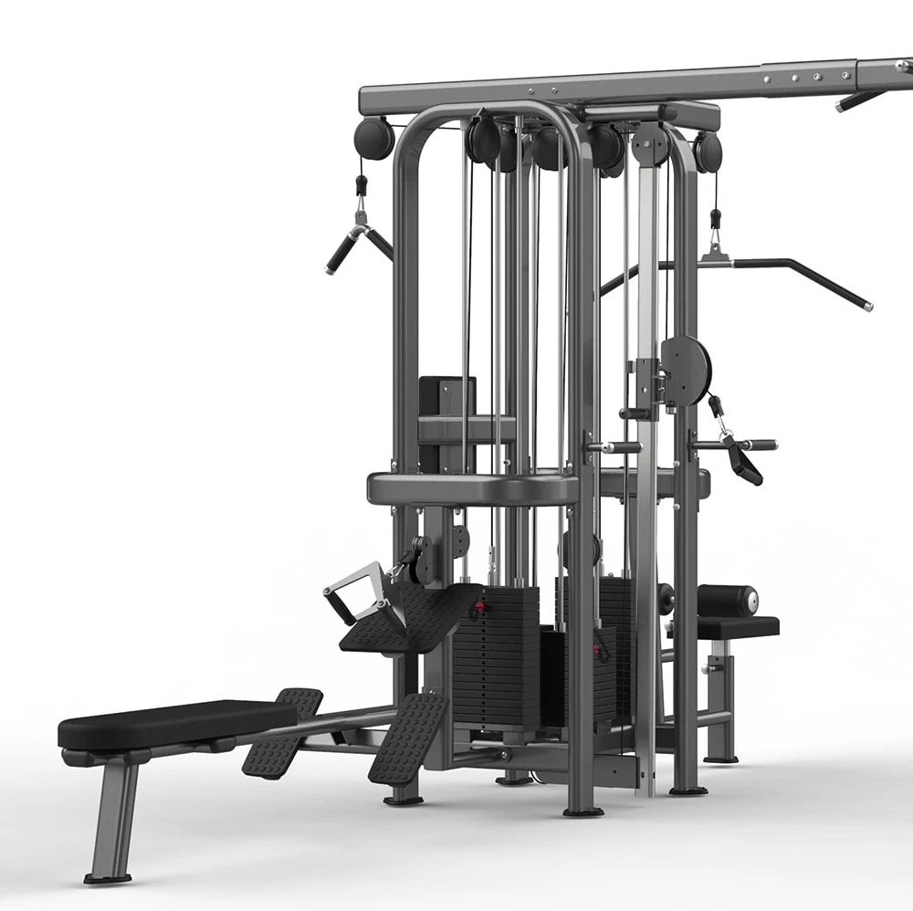 Силовая станция 5-сторонняя Realleader FM-1006 (матовая черная рам, черная обивка)