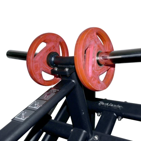 Жим ногами под углом 45 на свободных весах Realleader FM-1024D (матовая черная рама, черная обивка с белой строчкой) thumbnail