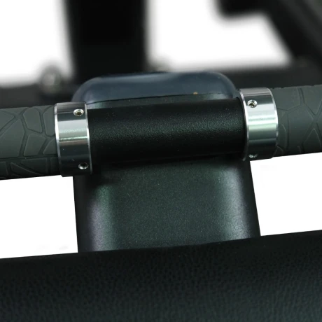 Жим ногами под углом 45 на свободных весах Realleader FM-1024D (матовая черная рама, черная обивка с белой строчкой) thumbnail