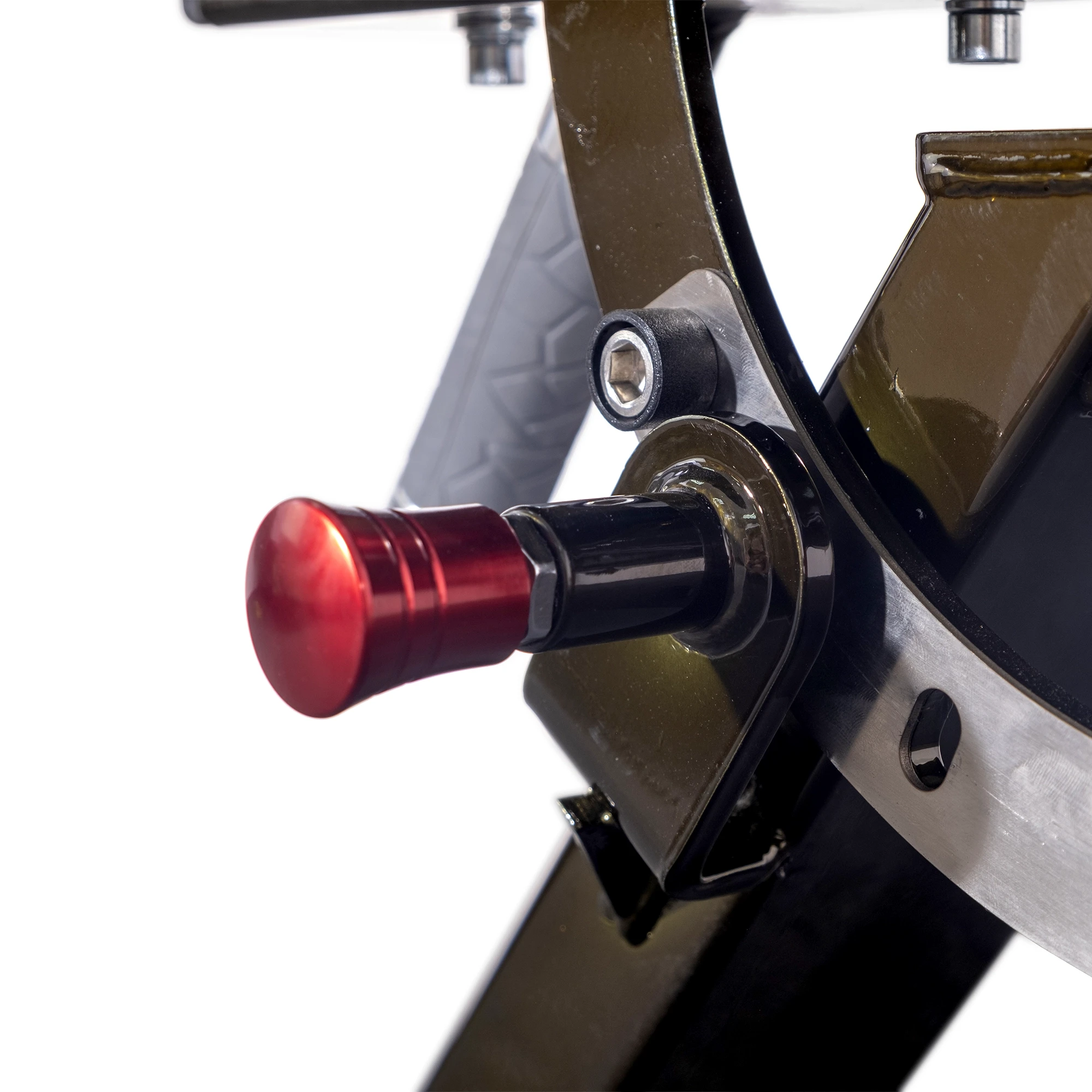 Скамья многофункциональная регулируемая Realleader FW-2028 (оливковая рама, коричневая  обивка)