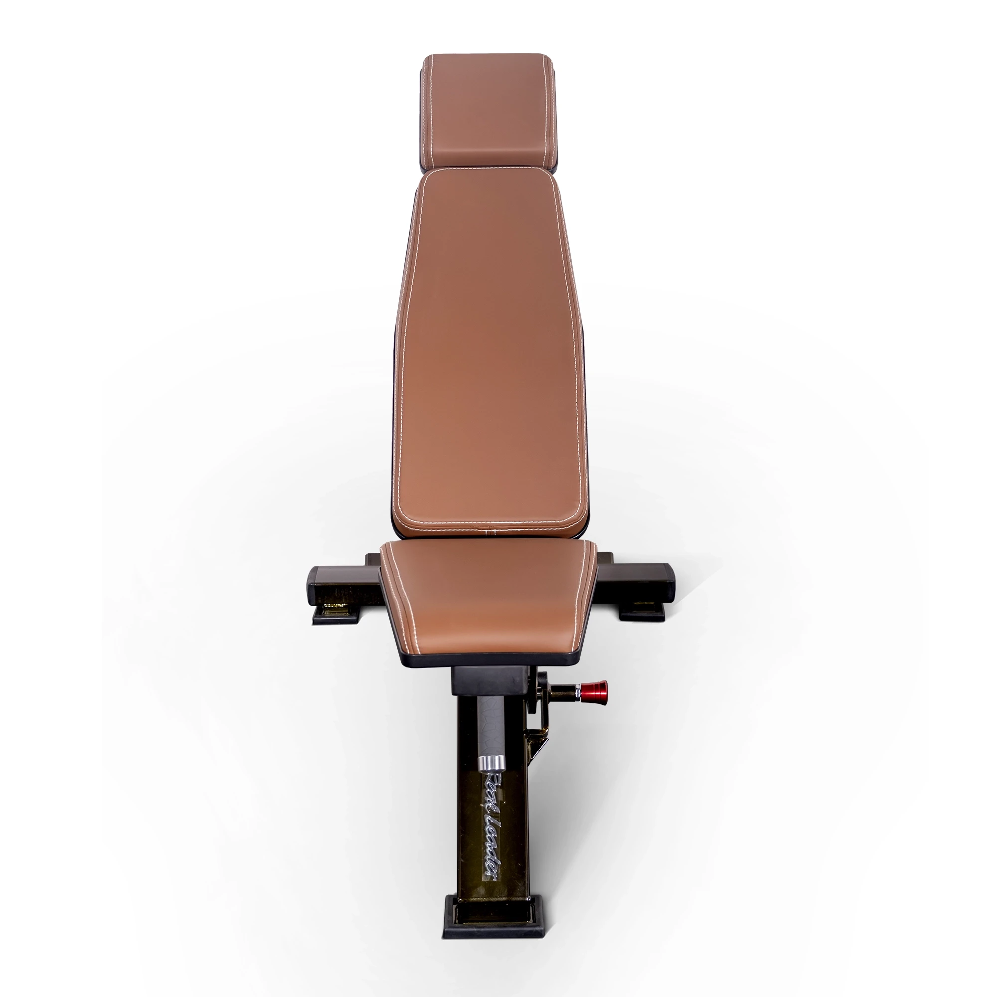 Скамья многофункциональная регулируемая Realleader FW-2028 (оливковая рама, коричневая  обивка)