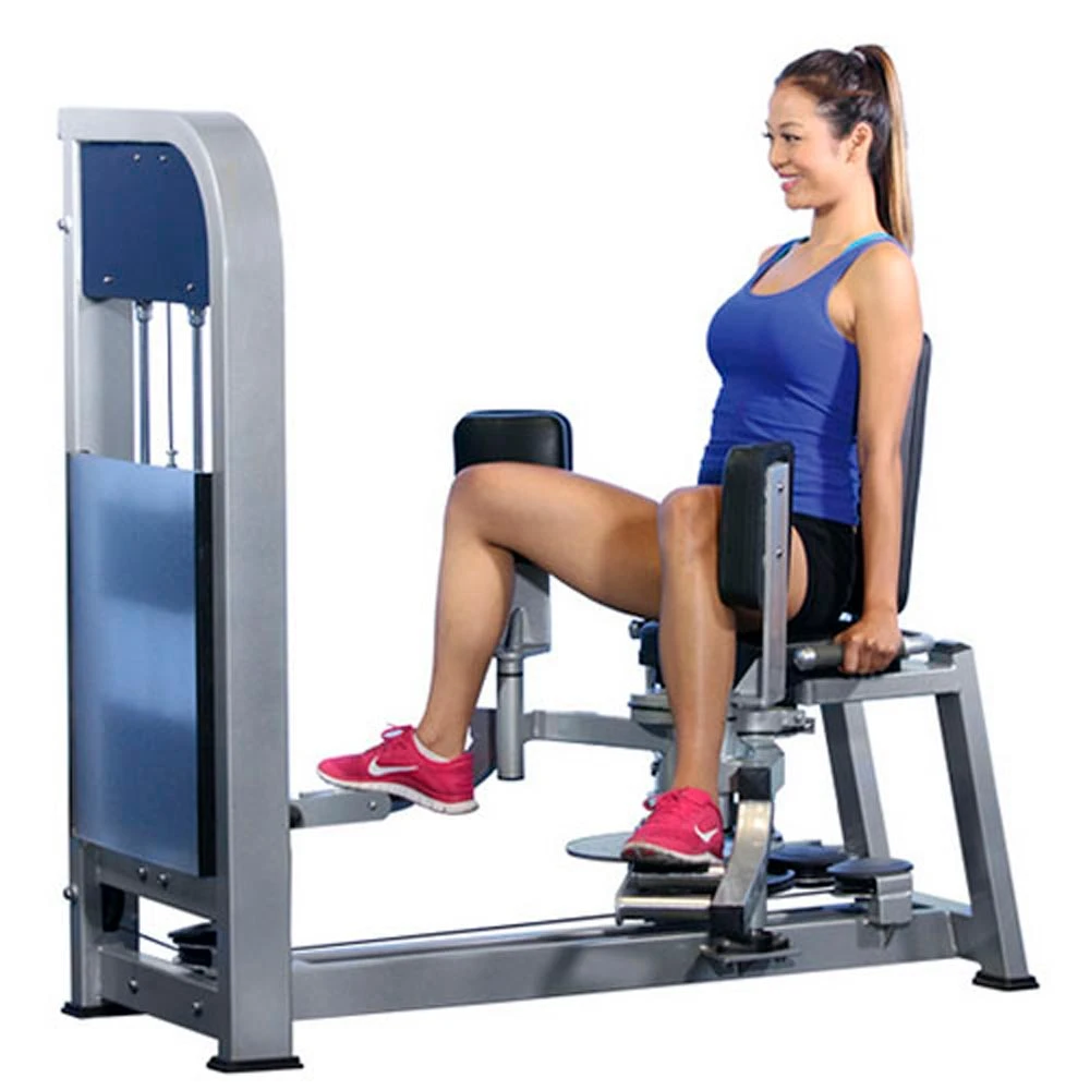 Сведение/разведение ног сидя Realleader PF-1006 (черная матовая рама, черная обивка)