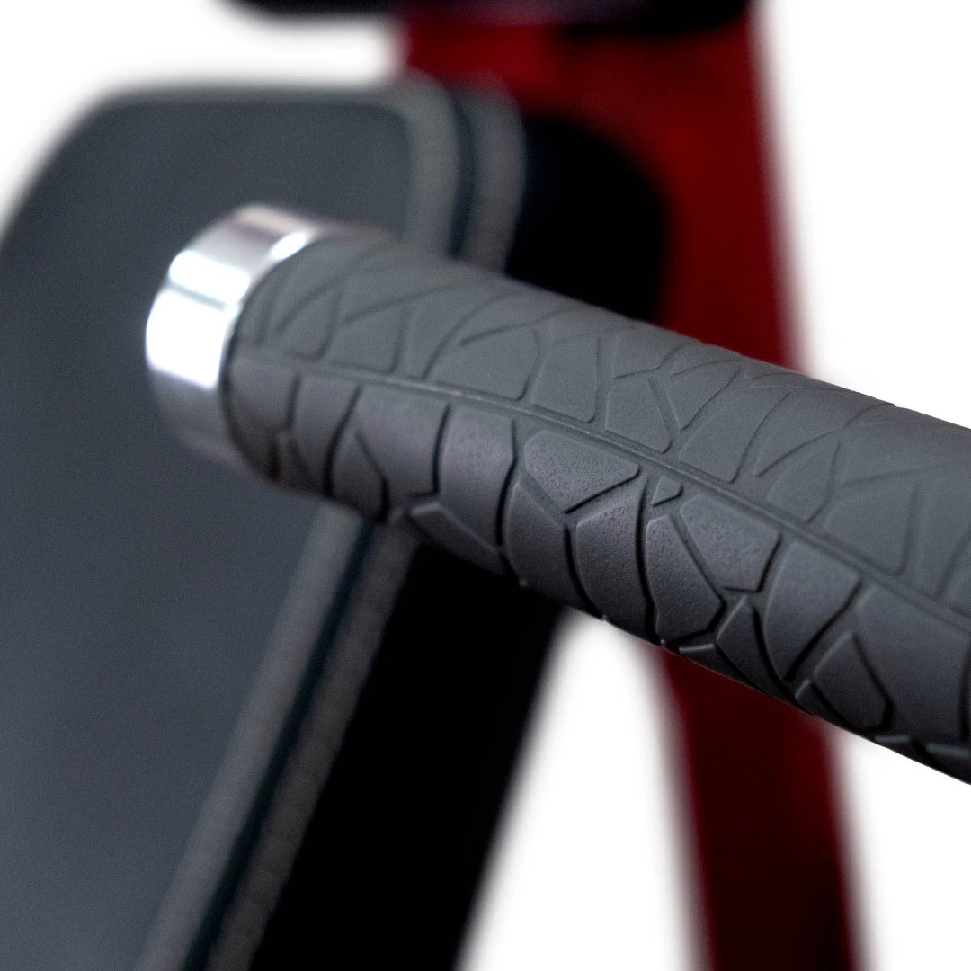 Грудной жим сидя на свободных весах Realleader LD-1001 (HSPro-1001) (красная рама, черная обивка)