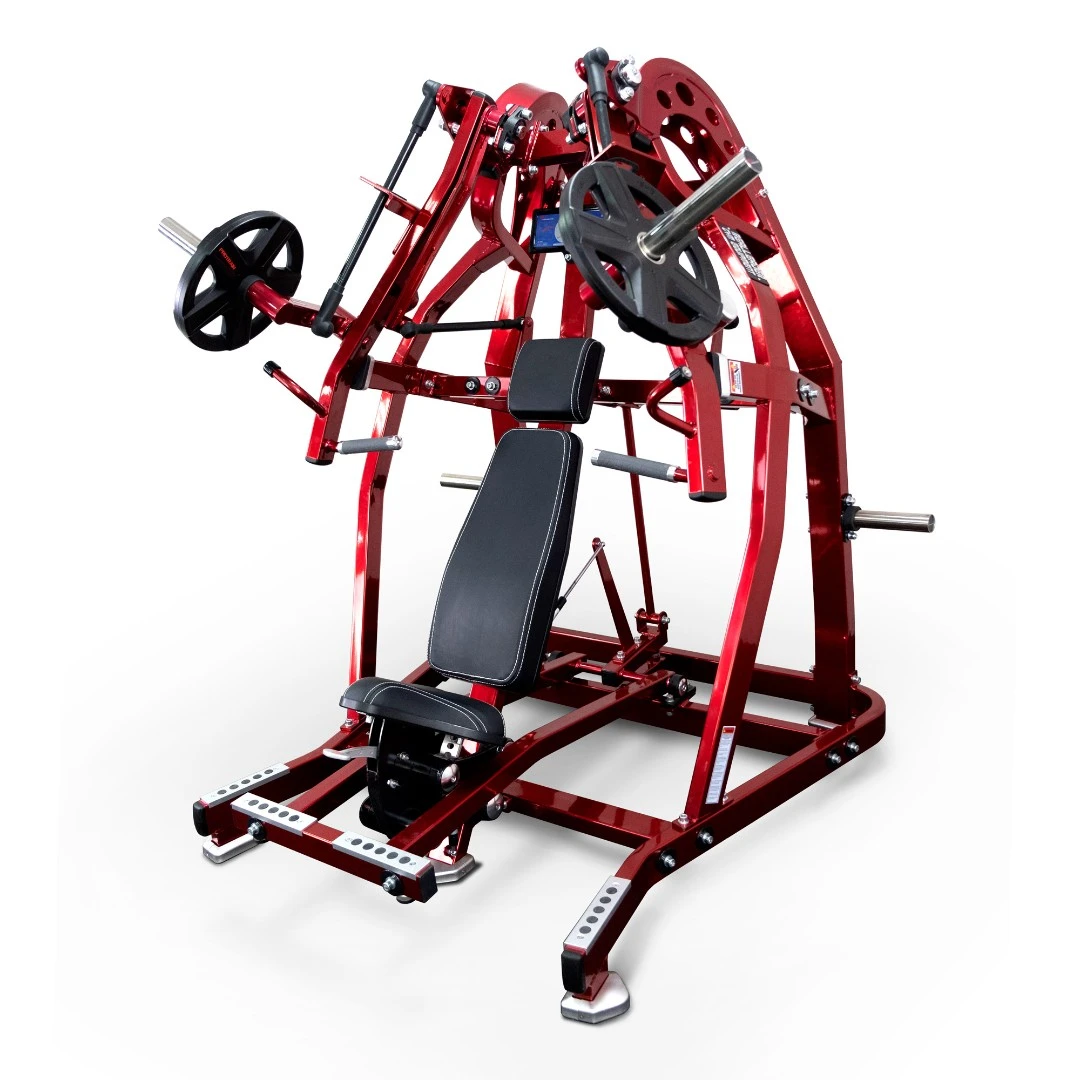 Грудной жим сидя на свободных весах Realleader LD-1001 (HSPro-1001) (красная рама, черная обивка)