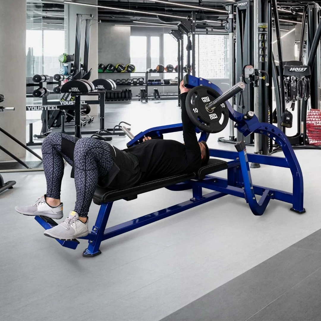 Жим лежа от груди на свободных весах Realleader LD-1002 (HSPro-1002) (красная рама)