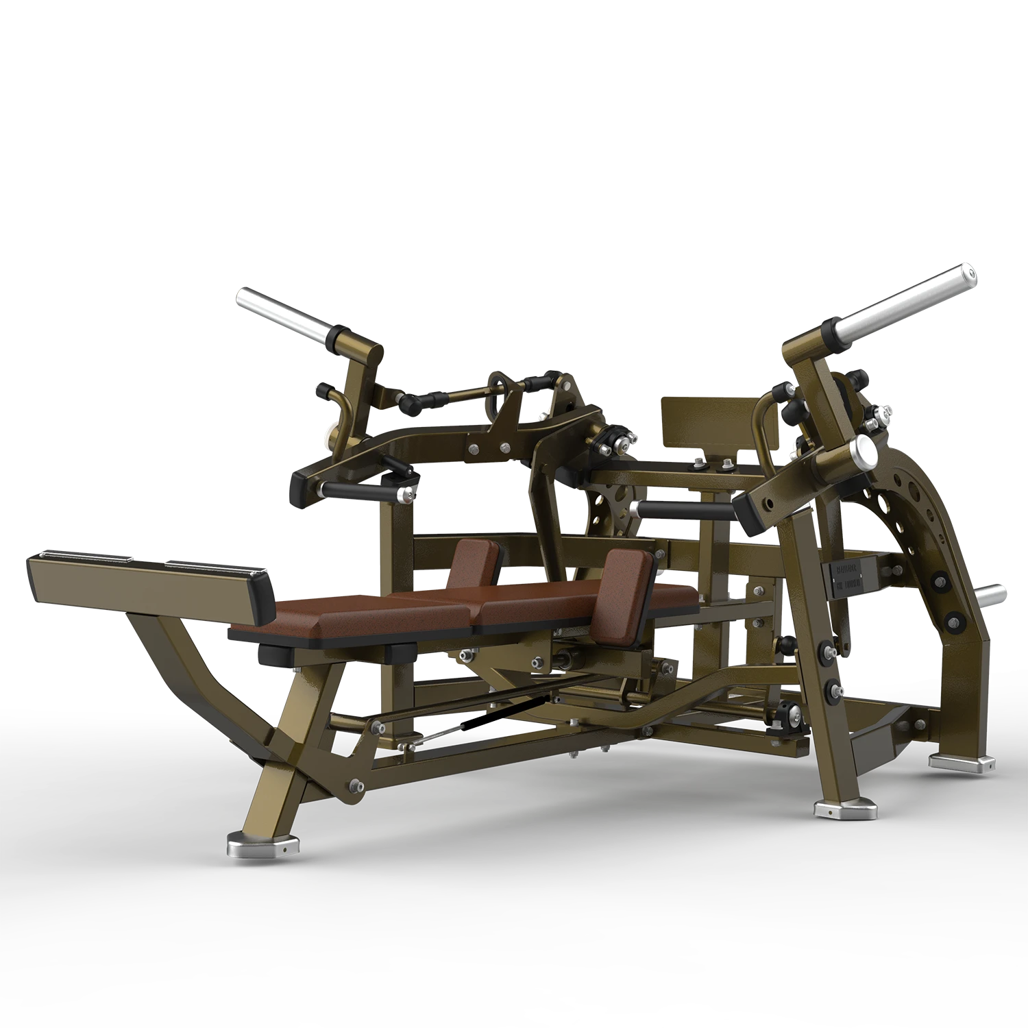 Жим лежа от груди на свободных весах Realleader LD-1002 (HSPro-1002) (красная рама)