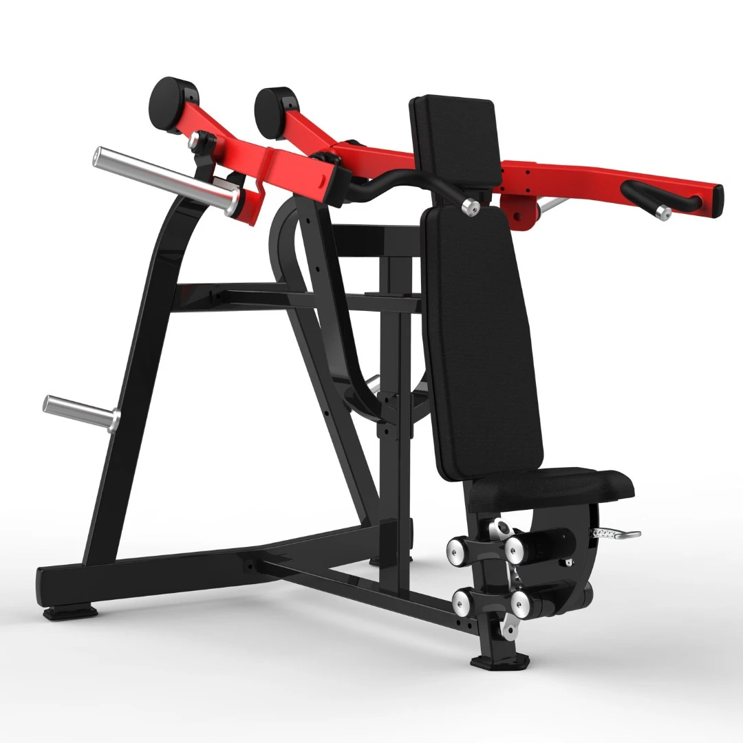 Плечевой жим на свободных весах Realleader LD-1003 (HSPro-1003) (красная рама, черная обивка)