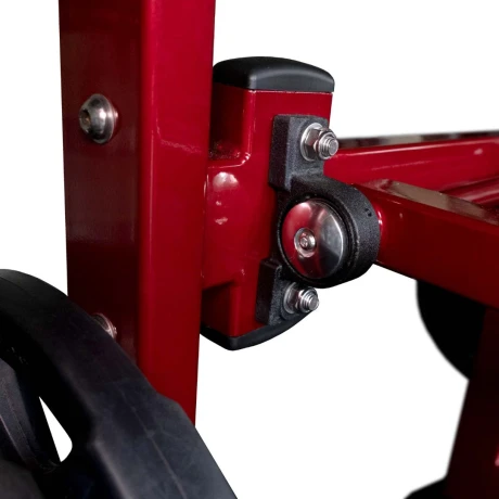 Приседания с поясом (колодец) на свободных весах Realleader LD-2004 (HSPro-2004) (красная рама, черная обивка) thumbnail