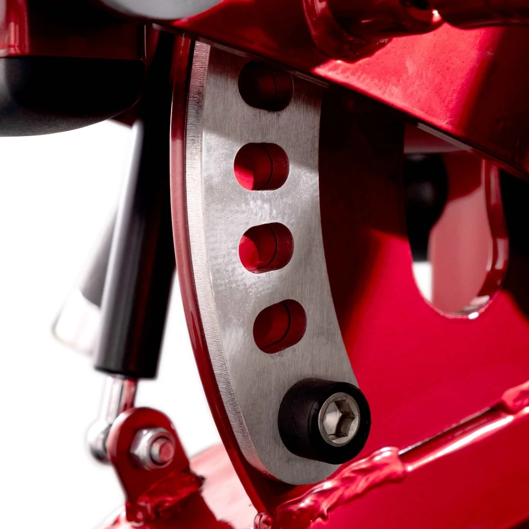 Вертикальная тяга на свободных весах Realleader LD-1012 (HSPro-1012) (красная рама, черная обивка)