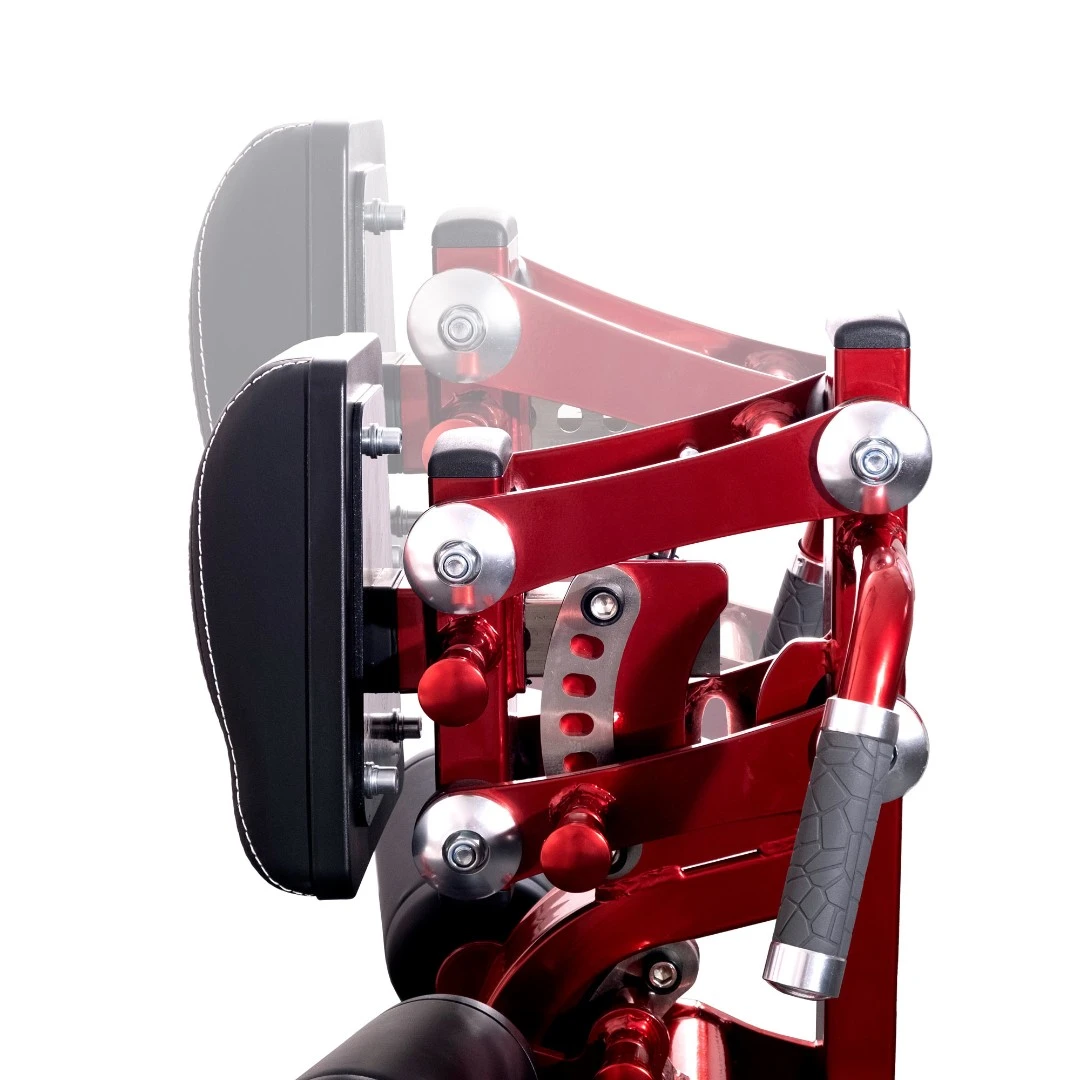 Вертикальная тяга на свободных весах Realleader LD-1012 (HSPro-1012) (красная рама, черная обивка)