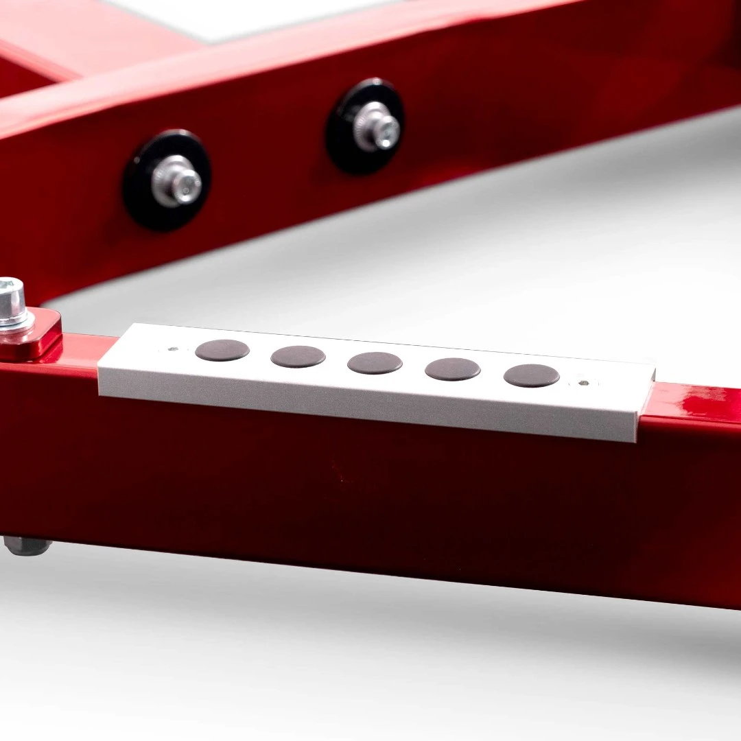 Вертикальная тяга на свободных весах Realleader LD-1012 (HSPro-1012) (красная рама, черная обивка)