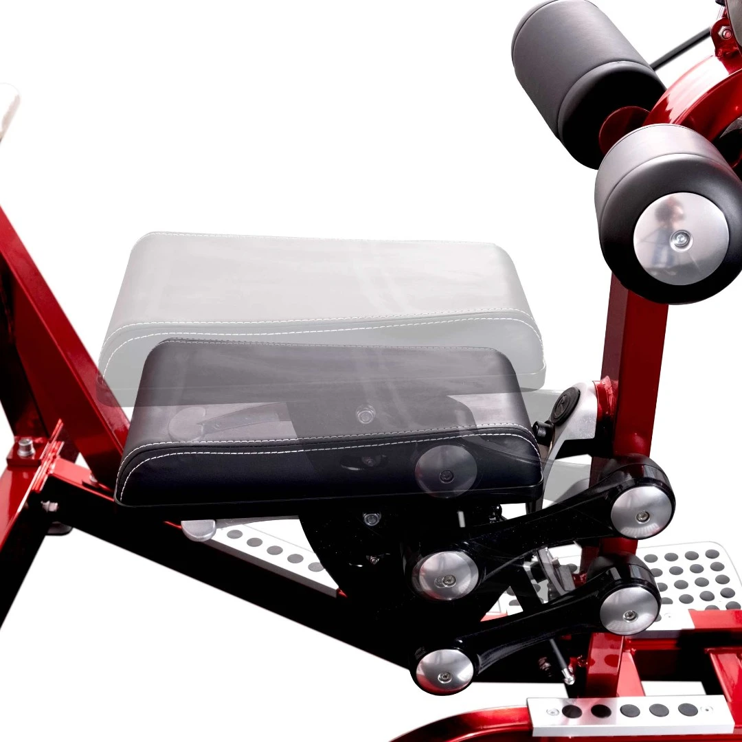 Вертикальная тяга на свободных весах Realleader LD-1012 (HSPro-1012) (красная рама, черная обивка)