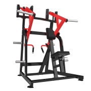 Горизонтальная (гребная) тяга на свободных весах Realleader RS-1009 (HS-1009) (черно-красная рама, черная обивка)