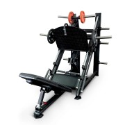 Жим ногами под углом 45 на свободных весах Realleader FM-1024D (черный матовый)