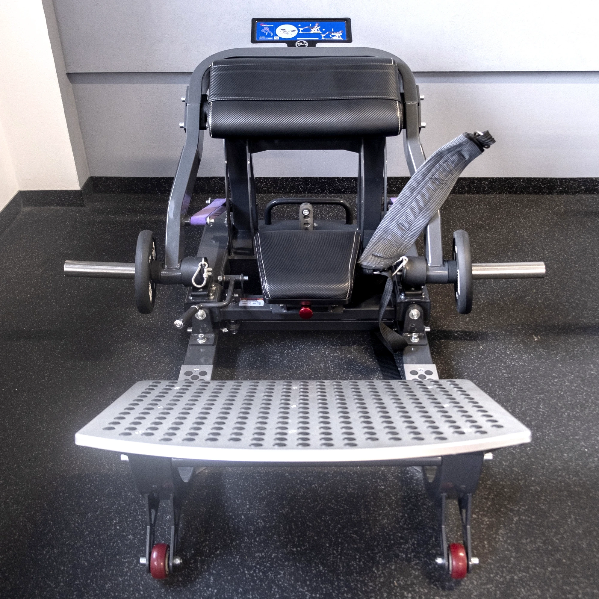 Ягодичный мостик на свободных весах Realleader LD-2005 (HSPro-2005) (серая рама, черная обивка)