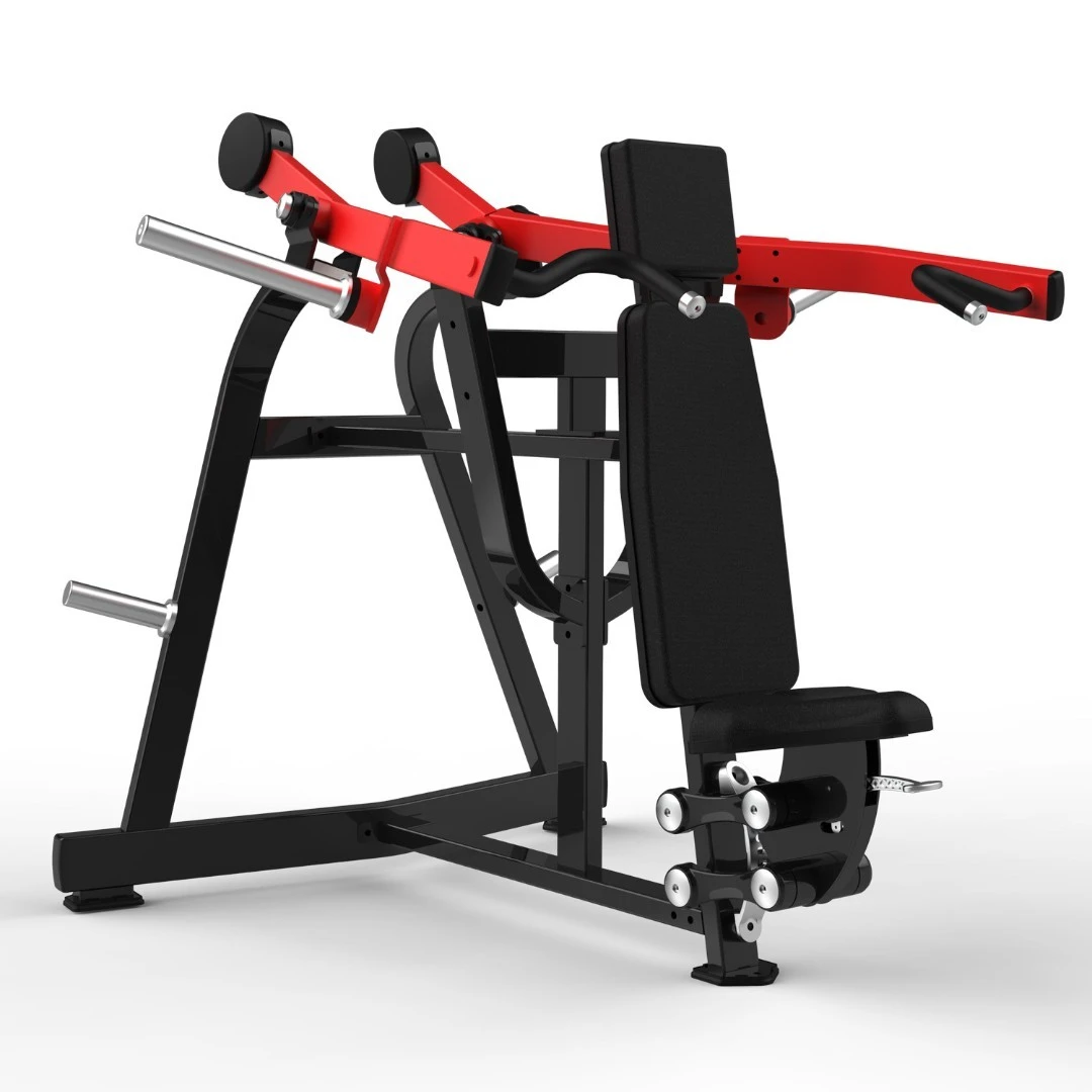 Плечевой жим на свободных весах Realleader LD-1003 (HSPro-1003) (черно-красная рама, черная обивка)