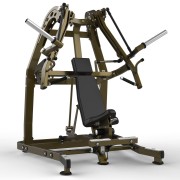 Грудной жим сидя на свободных весах Realleader LD-1001 (HSPro-1001) (серая рама, черная обивка)