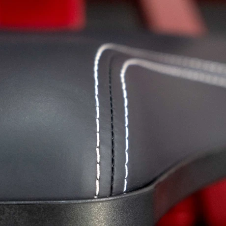 Грудной жим сидя на свободных весах Realleader LD-1001 (HSPro-1001) (черно-красная рама, черная обивка) thumbnail