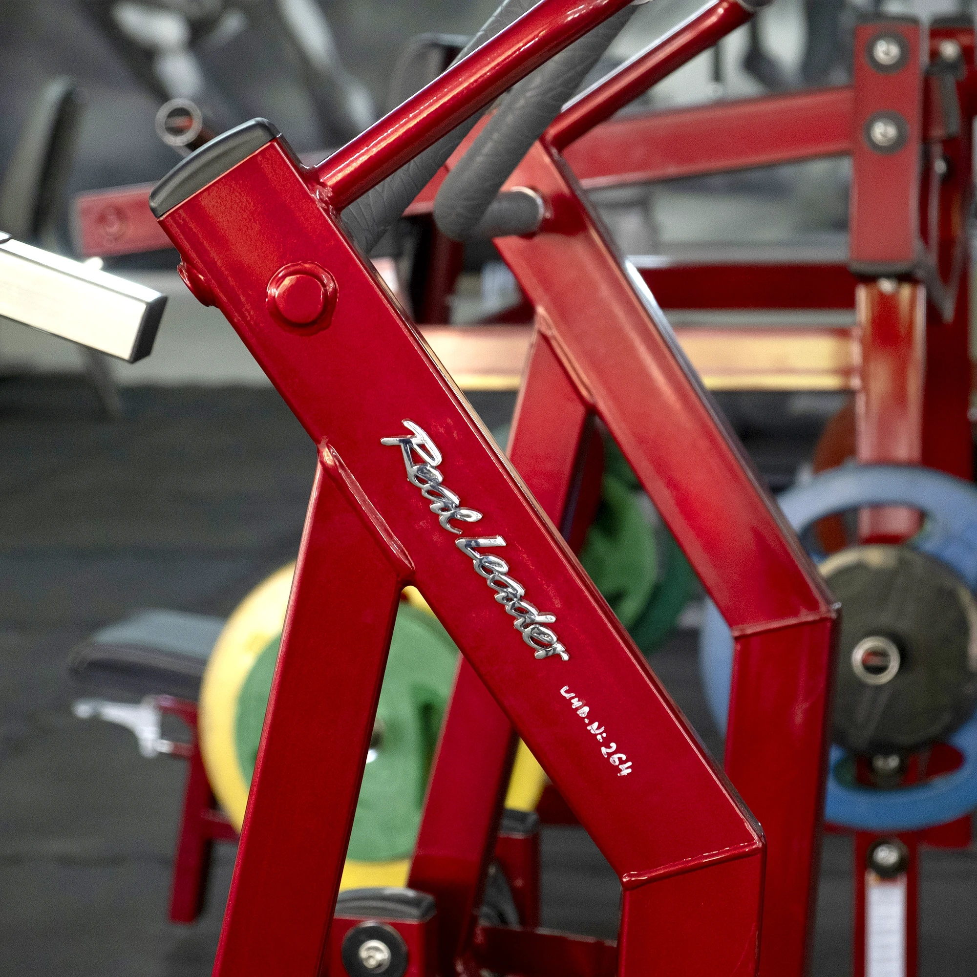 Гребная тяга на свободных весах Realleader RS-1011 (HS-1011) (красная рама)