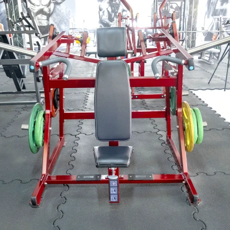 Плечевой жим на свободных весах Realleader RS-1012B (HS-1012B) (черно-красная  рама, черная обивка) thumbnail