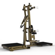 Многофункциональная дельт-машина на свободных весах Realleader LD-1004 (HSPro-1004) (темно-серая рама, черная обивка)