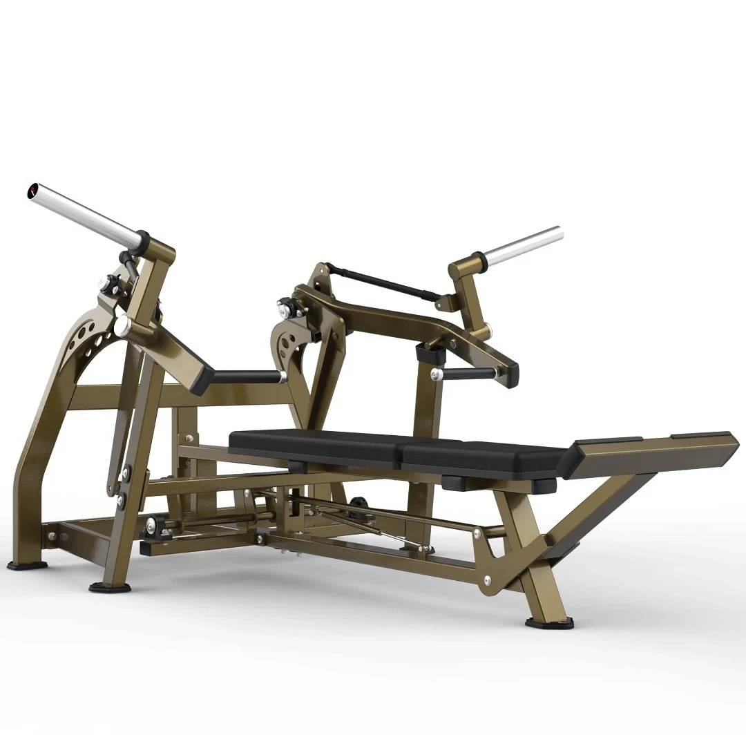 Жим лежа от груди на свободных весах Realleader LD-1002 (HSPro-1002) (темно-серая рама, черная обивка)