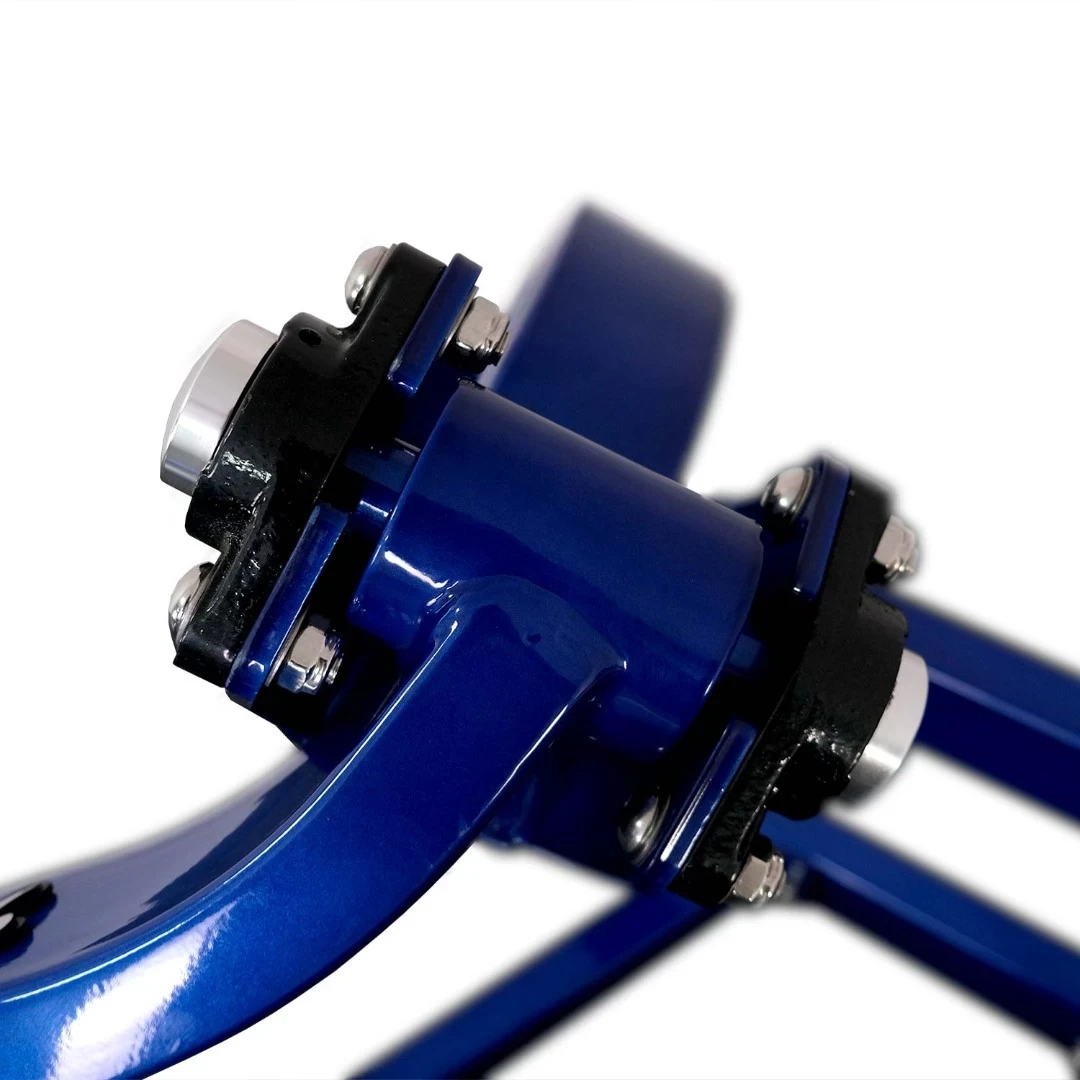 Жим лежа от груди на свободных весах Realleader LD-1002 (HSPro-1002) (синяя рама, черная обивка)