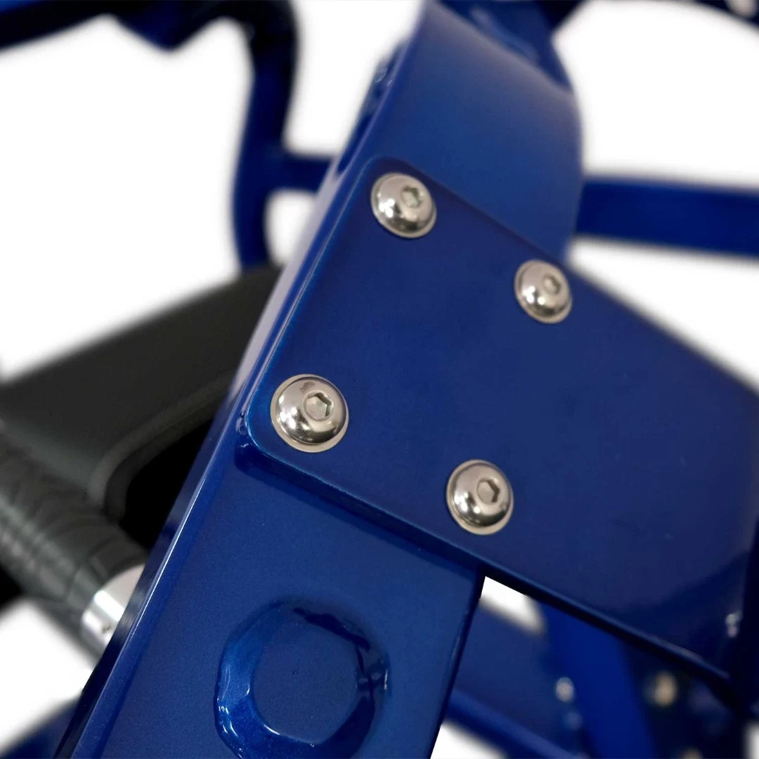 Жим лежа от груди на свободных весах Realleader LD-1002 (HSPro-1002) (синяя рама, черная обивка)