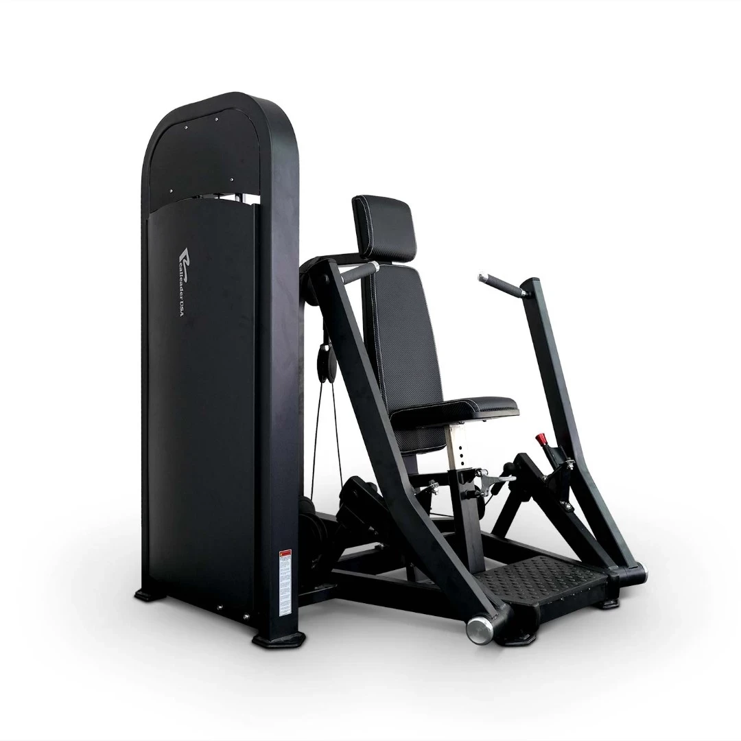 Грудной жим сидя Realleader M2-1001 (синяя рама, черная обивка)