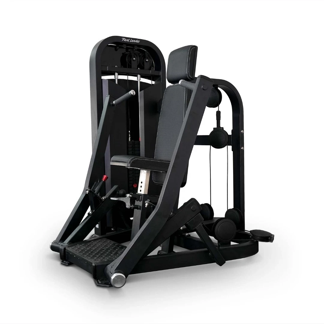Грудной жим сидя Realleader M2-1001 (синяя рама, черная обивка)