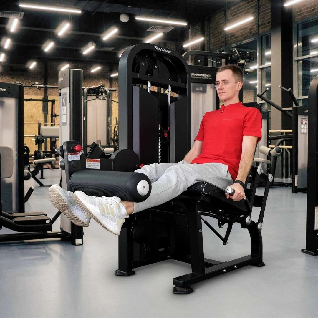 Разгибание ног Realleader M2-1005 (синяя рама, черная обивка)