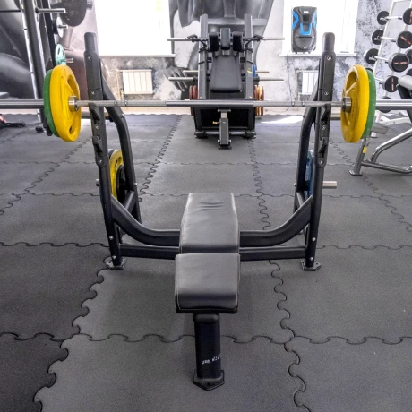 Скамья для жима Realleader FW-1001 (черная рама, бордовая обивка) thumbnail