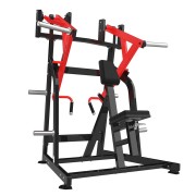 Горизонтальная (гребная) тяга на свободных весах Realleader RS-1009 (HS-1009) (красная рама, черная обивка)