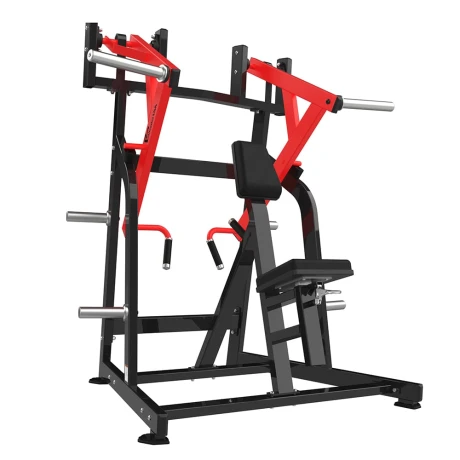 Горизонтальная (гребная) тяга на свободных весах Realleader RS-1009 (HS-1009) (красная рама, черная обивка)