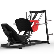 Жим ногами под углом 45 на свободных весах Realleader RS-1029 (HS-1029) (оливковая рама, коричневая обивка)