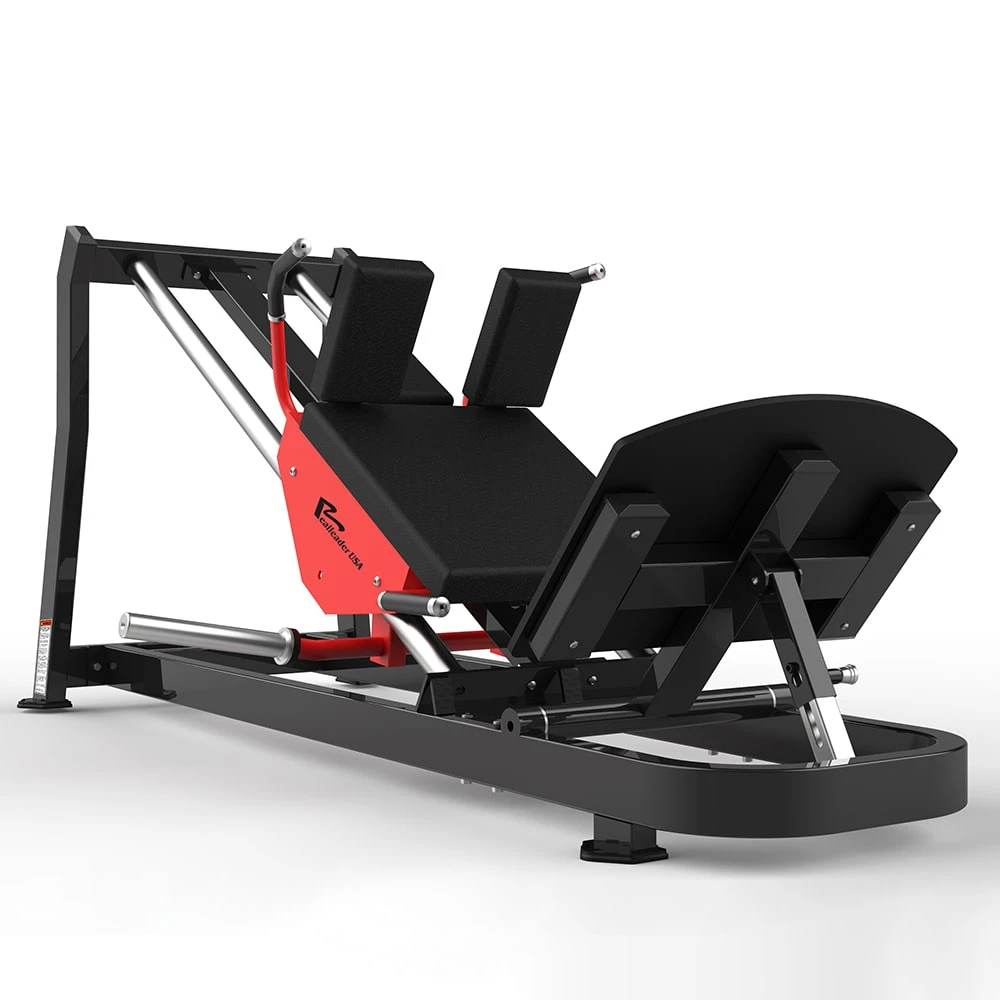 Гакк-приседания на свободных весах Realleader RS-1033 (HS-1033) (оливковая рама, коричневая обивка)