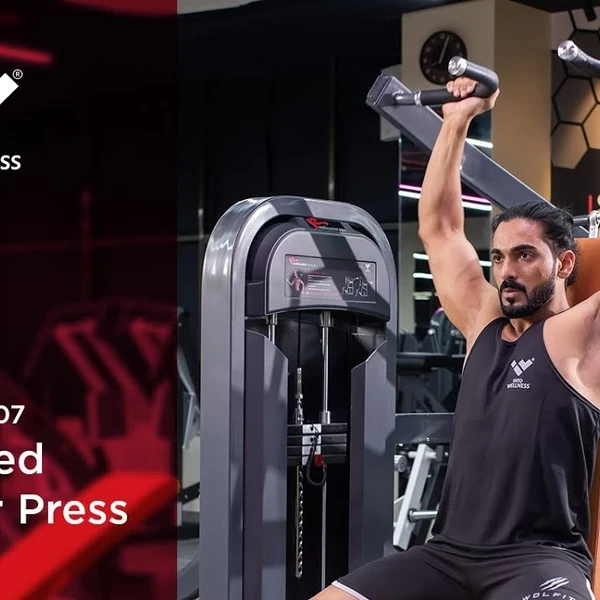 Плечевой жим сидя Realleader M2-1007 (полностью черный) video preview