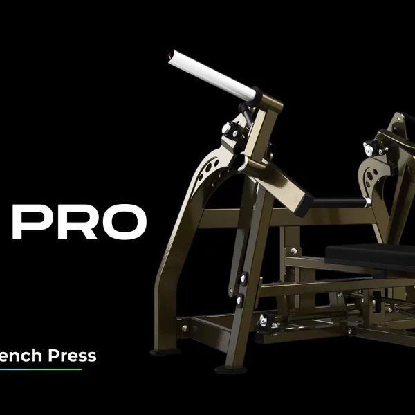 Жим лежа от груди на свободных весах Realleader LD-1002 (HSPro-1002) (красная рама) video preview