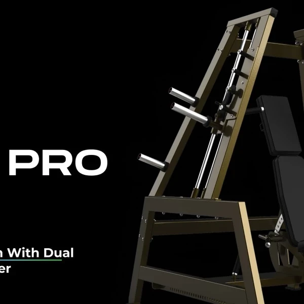 Смит-машина со сведением на свободных весах Realleader LD-1008 (для плеч и нижней части груди) (HSPro-1008) (красный) video preview