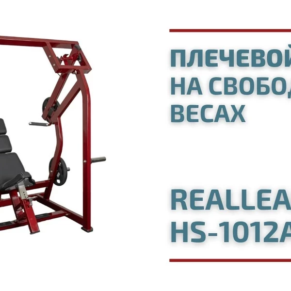 Плечевой жим наклонный на свободных весах Realleader RS-1012A (HS-1012A) video preview