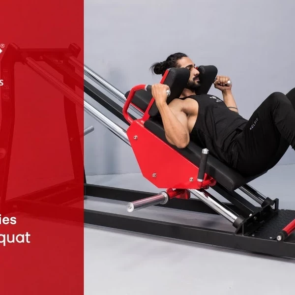 Гакк-приседания на свободных весах Realleader RS-1033 (HS-1033) (оливковая рама, коричневая обивка) video preview