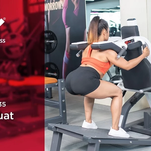 Тренажер для приседаний на свободных весах Realleader RS-1035 (двусторонний) (HS-1035) video preview